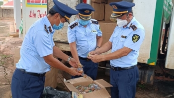 Phát hiện xe vận tải “luồng xanh” vận chuyển trên 3.000 bánh trung thu nhập lậu