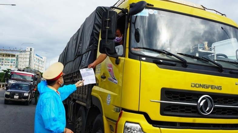 Hà Nội kiểm tra đối với phương tiện vận chuyển hàng hóa có Giấy nhận diện QR