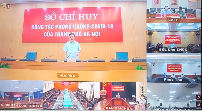 Phó Chủ tịch UBND TP Chử Xuân Dũng chỉ đạo tại giao ban