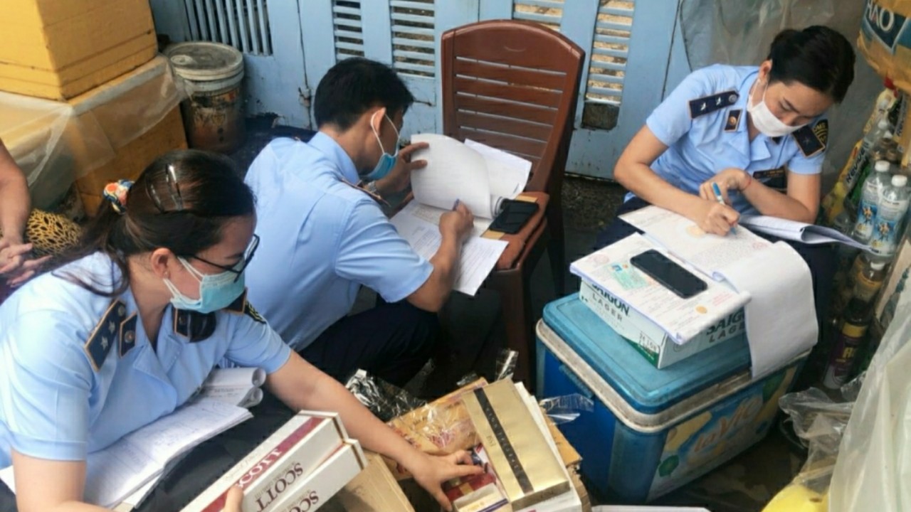 Bình Thuận thu giữ 335 bao thuốc lá điếu nhập lậu