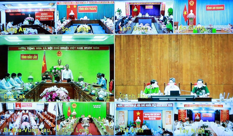 Các tỉnh, thành phố kiến nghị Thủ tướng tiếp tục thực hiện cơ chế kiểm soát người đi lại giữa TPHCM, Long An, Bình Dương, Đồng Nai với các địa phương khác như hiện nay. Ảnh: VGP/Đình Nam