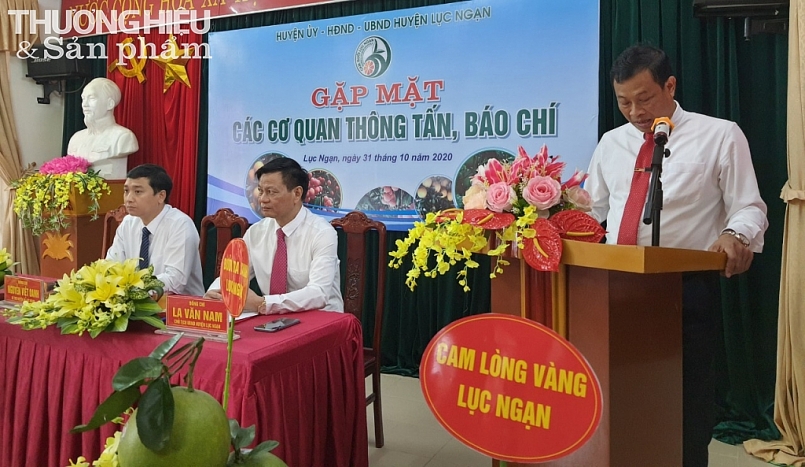 Huyện Lục Ngạn họp báo công bố Hội chợ cam, bưởi và các sản phẩm đặc trưng năm 2020 Huyện Lục Ngạn họp báo công bố Hội chợ cam, bưởi và các sản phẩm đặc trưng năm 2020