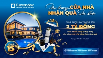 Eurowindow khuyến mãi lớn, tặng quà khủng trong CT “Tân trang cửa nhà – Nhận quà sức khỏe”