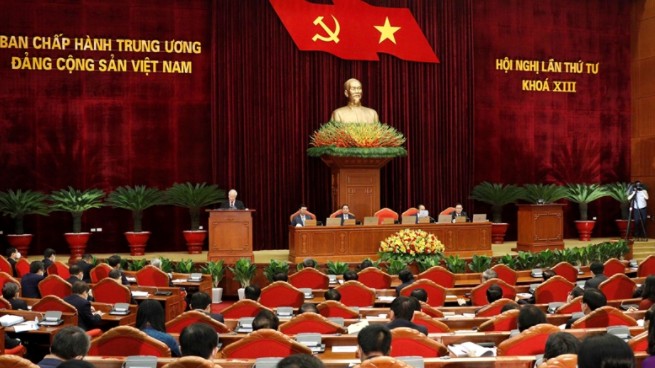 Thông cáo báo chí về ngày làm việc thứ nhất Hội nghị Trung ương 4, khoá XIII