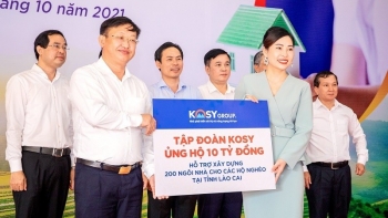 Tập đoàn Kosy ủng hộ 10 tỷ đồng xây dựng 200 ngôi nhà cho hộ nghèo tại Lào Cai