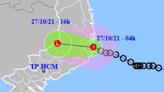 Áp thấp nhiệt đới đi vào Khánh Hòa, cảnh báo mưa lớn, lũ quét