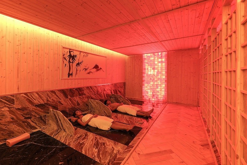 Phòng xông đá muối tại Yoko Onsen Quang Hanh