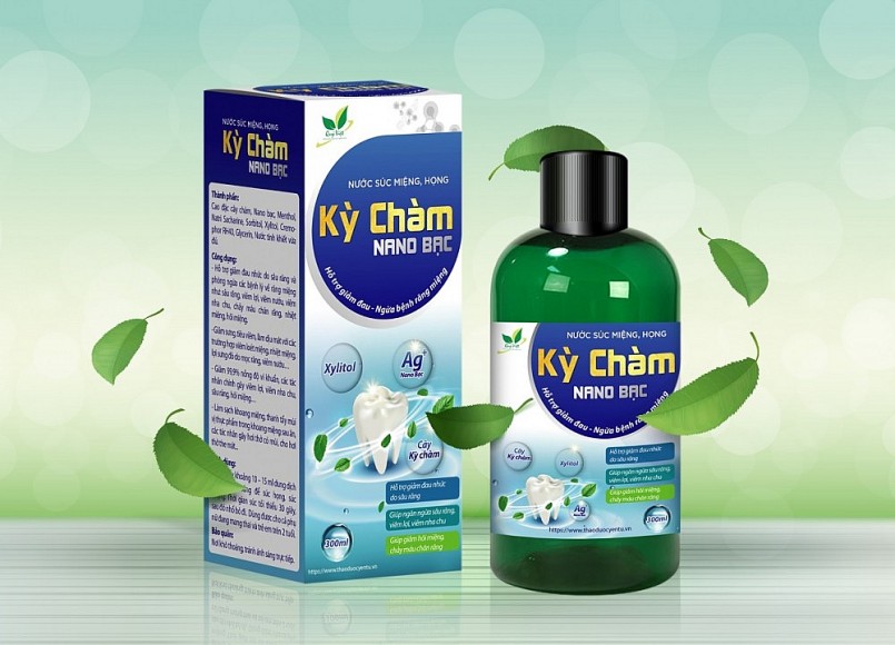 Khám phá Kỳ Chàm Nano Bạc, thảo dược súc miệng họng không cồn, xử trí dứt điểm bệnh răng miệng