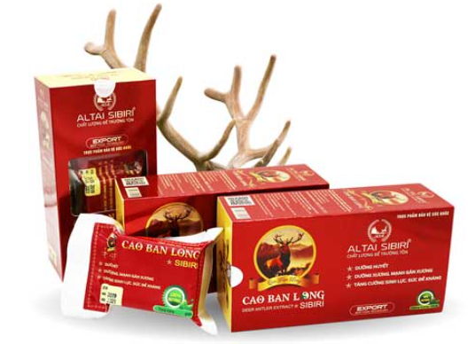 sản phẩm thực phẩm bảo vệ sức khỏe Cao ban long Sibiri sản phẩm thực phẩm bảo vệ sức khỏe Cao ban long Sibiri