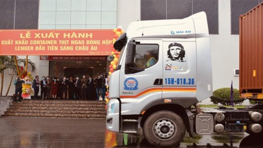 Xuất khẩu thịt ngao đóng hộp đầu tiên sang châu Âu