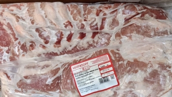 Nhập khẩu thịt lợn đông lạnh tiếp tục giảm tháng thứ 3