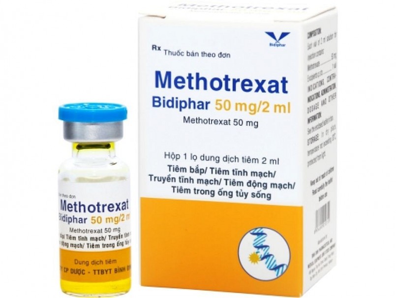 Thu hồi toàn quốc lô thuốc Methotrexat Bidiphar do không đạt chất lượng