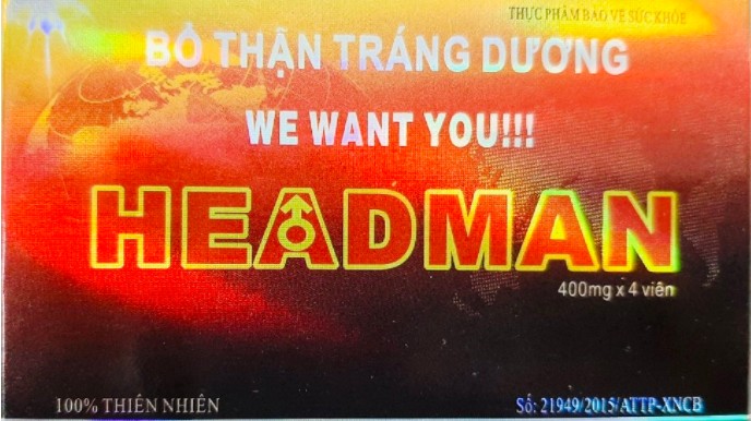 Phát hiện 02 sản phẩm thực phẩm bảo vệ sức khỏe có chứa chất cấm
