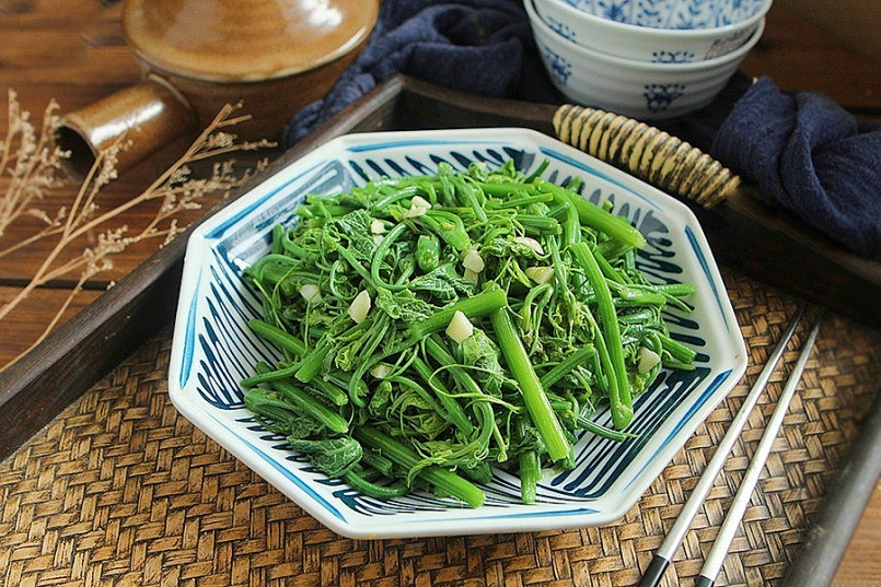 Rau su su là một trong những sản phẩm đặc trưng được nhiều du khách lựa chọn khi đến với Tam Đảo