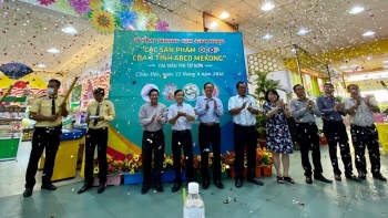 Chính thức khai trương cụm gian hàng các sản phẩm OCOP của 4 tỉnh Đồng bằng sông Cửu Long