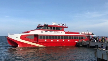 Tạm ngừng khai thác tuyến tàu cao tốc Cà Mau - Nam Du - Phú Quốc