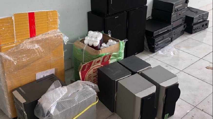 An Giang: Phát hiện, thu giữ nhiều thiết bị điện tử không rõ nguồn gốc