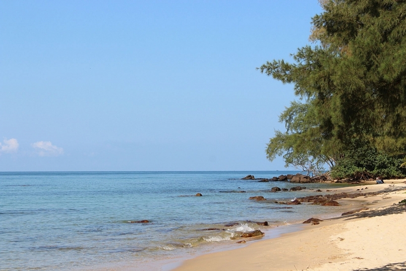 Một góc bãi biển Ông Lang, Phú Quốc