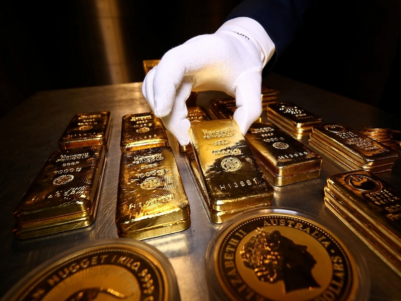 Cập nhật giá vàng hôm nay 27/10: Thế giới giảm nhẹ ở phiên chiều