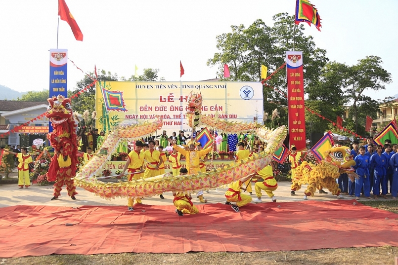 Các tiết mục biểu diễn đặc sắc tại buổi lễ khai mạc Ngày hội Văn hóa, thể thao dân tộc Sán Dìu lần thứ II-2019