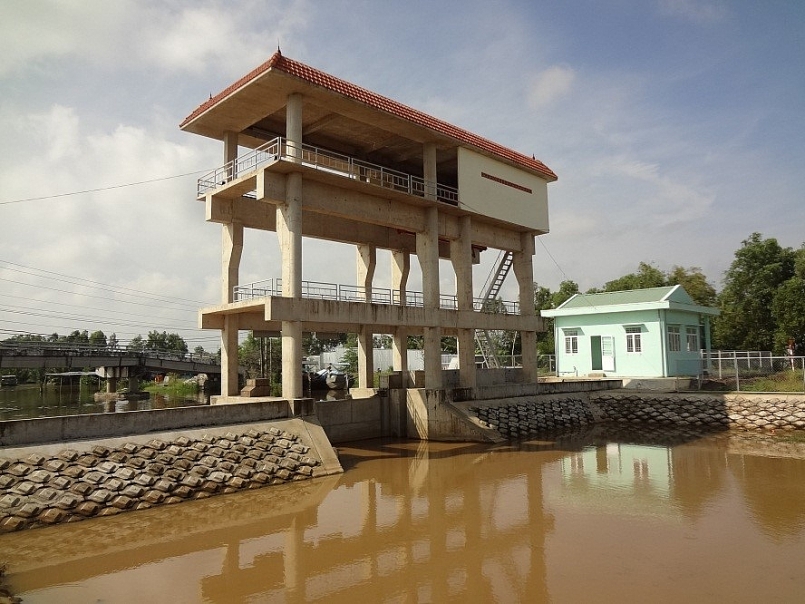 Cà Mau triển khai kế hoạch sản xuất lúa Đông Xuân, Chủ động trữ nước để ứng phó với hạn, mặn xâm nhập vùng ngọt hóa
