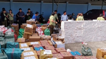 Gia Lai: Tiêu hủy hơn 208.000 bao thuốc lá nhập lậu các loại