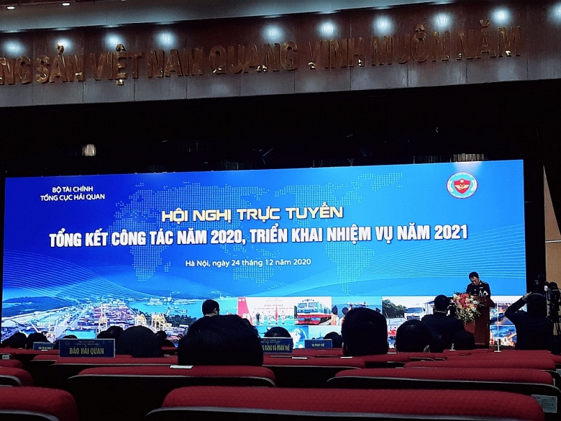 hội nghị trực tuyến tổng kết công tác năm 2020 và triển khai công tác năm 2021 của tổng cục hải quan