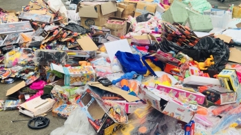 Nghệ An: Tiêu hủy số lượng lớn hàng hóa vi phạm trị giá gần 1 tỷ đồng