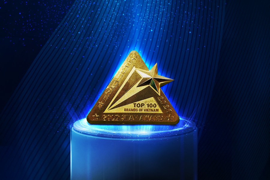 Kỷ niệm chương giải thưởng Top 10 Sao Vàng đất Việt năm 2021