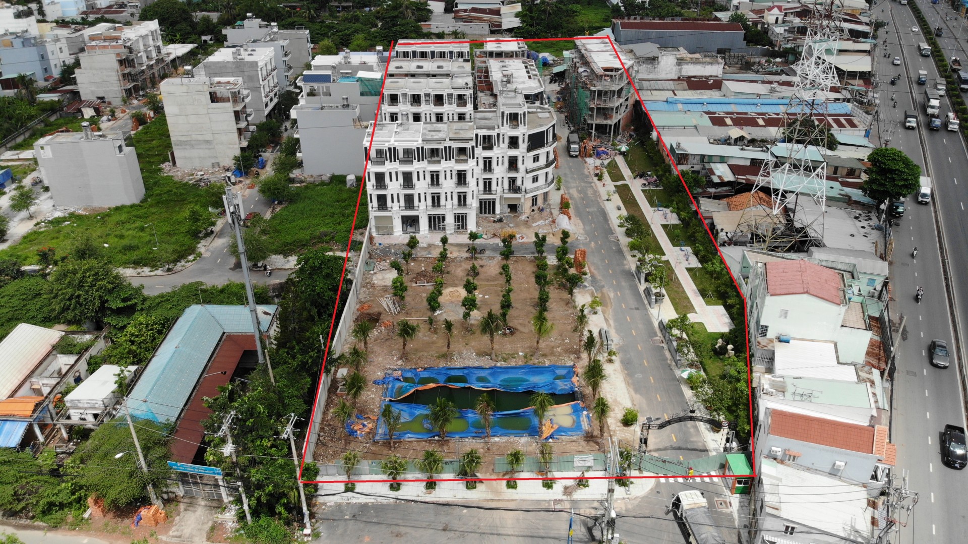 vị trí khu đất được giới thiệu là dự án 