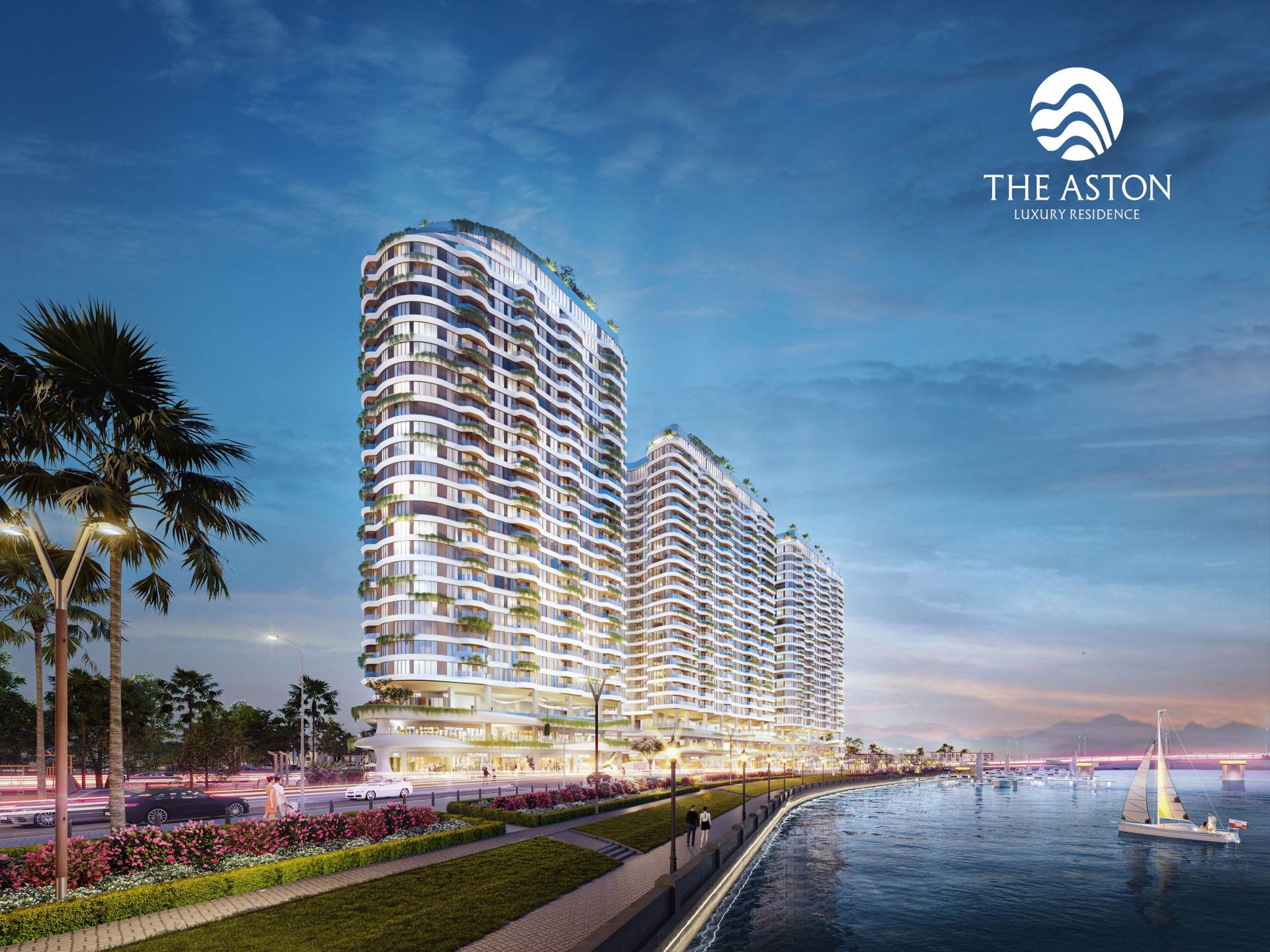 Phối cảnh dự án The Aston Luxury Residence do Tập đoàn Danh Khôi triển khai tại Nha Trang