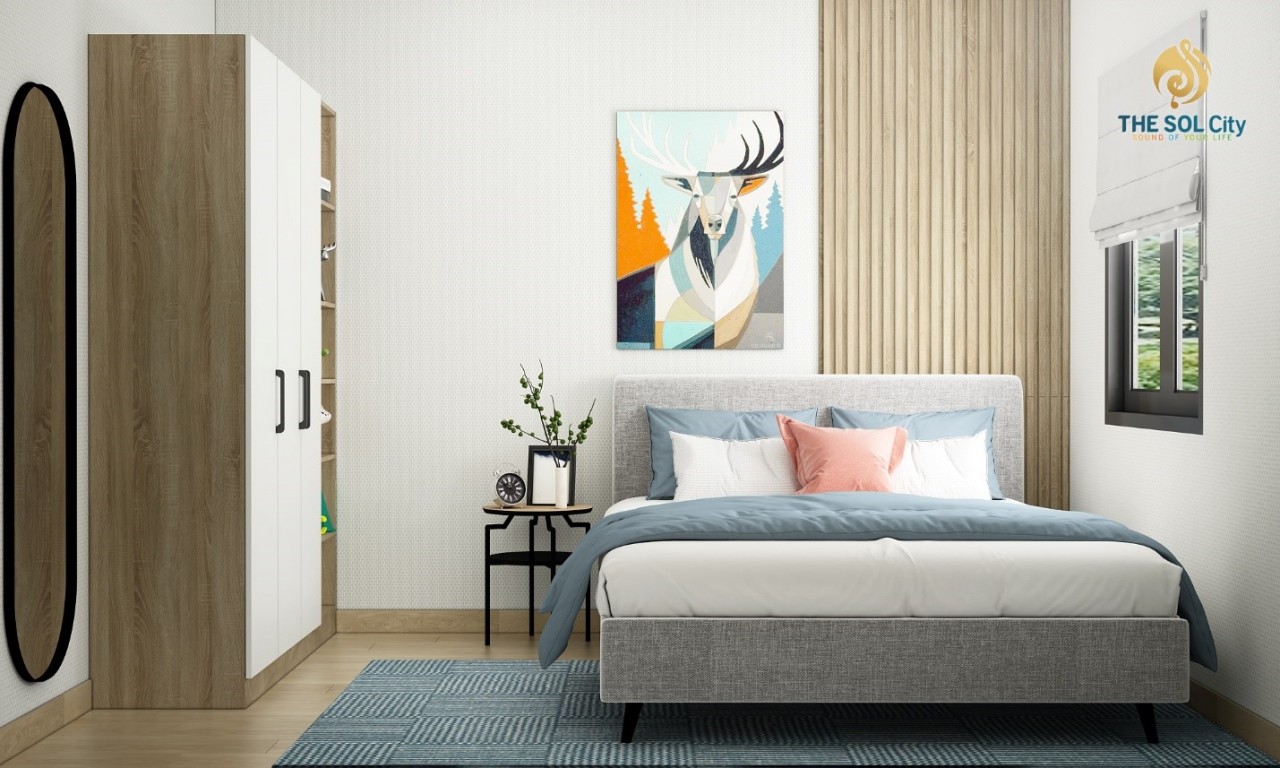 Không gian ngập tràn ánh sáng tự nhiên.