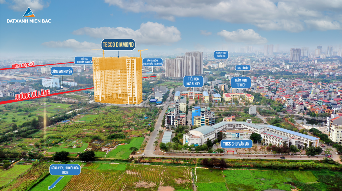Căn hộ Tecco Diamond sở hữu liên kết vùng đa chiều