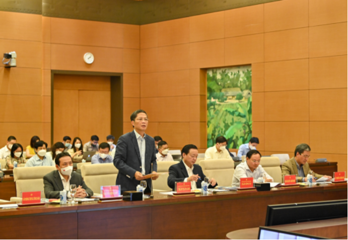 Ủy viên Bộ Chính trị, Trưởng Ban Kinh tế Trung ương Trần Tuấn Anh phát biểu tại buổi làm việc