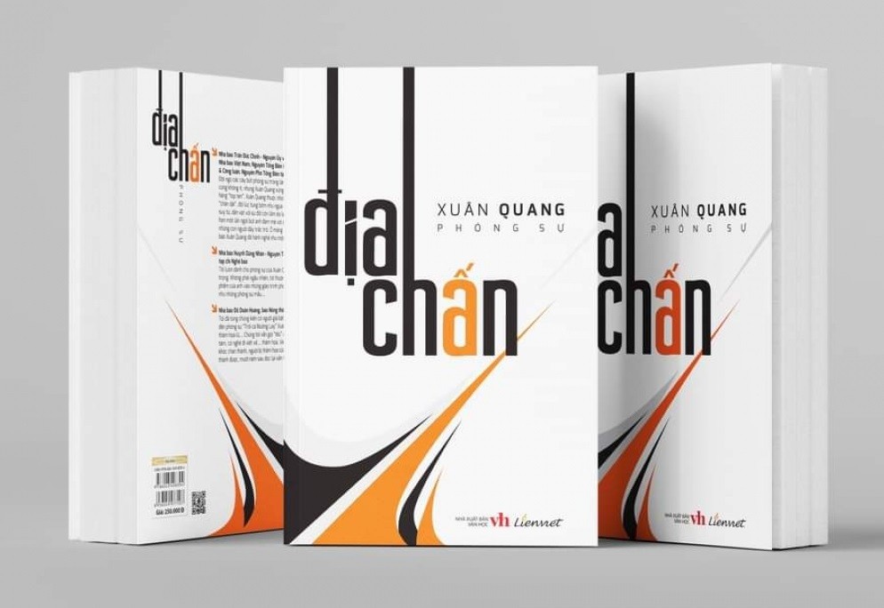 Cuốn sách “Địa chấn” gồm 70 phóng sự, ghi chép theo thứ tự thời gian trong sự nghiệp làm báo của nhà báo Xuân Quang