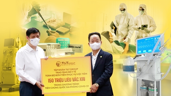T T Group tài trợ 20 tỷ đồng mua trang thiết bị y tế giúp phòng, chống dịch