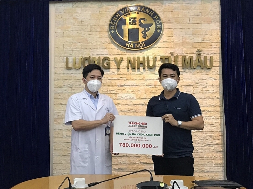 Tạp chí Thương hiệu và Sản phẩm chung tay cùng Bệnh viện Xanh Pôn trong công tác phòng, chống dịch COVID-19