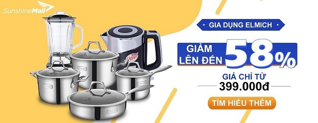 Sunshine Mall hợp tác với Elmich: Tưng bừng ưu đãi dành tặng khách hàng Sunshine Mall hợp tác với Elmich: Tưng bừng ưu đãi dành tặng khách hàng