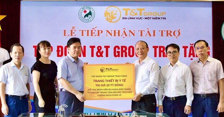 T&T Group tài trợ 20 tỷ đồng giúp Bệnh viện Đức Giang lập trung tâm ICU chống dịch COVID-19 T&T Group tài trợ 20 tỷ đồng giúp Bệnh viện Đức Giang lập trung tâm ICU chống dịch COVID-19