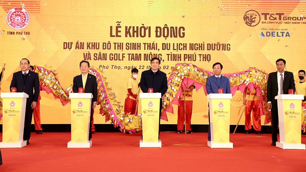 \'Bầu Hiển\' khởi động dự án khu đô thị, sân golf 35.000 tỉ đồng tại Phú Thọ - ảnh 1