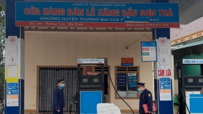 Hà Tĩnh: Xử lý 01 Cửa hàng kinh doanh xăng dầu ngừng bán hàng
