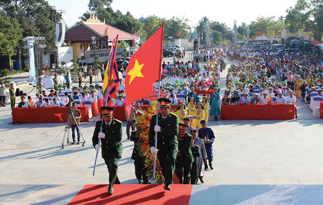 Lễ dâng hương giỗ Tổ Hùng Vương tại Đền Hùng Tân Hiệp