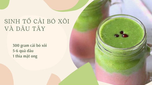 3 món sinh tố mùa xuân đẹp da thon dáng