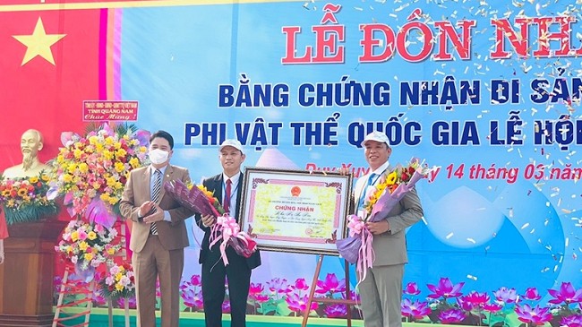 Lễ hội Bà Thu Bồn được công nhận Di sản văn hóa phi vật thể quốc gia