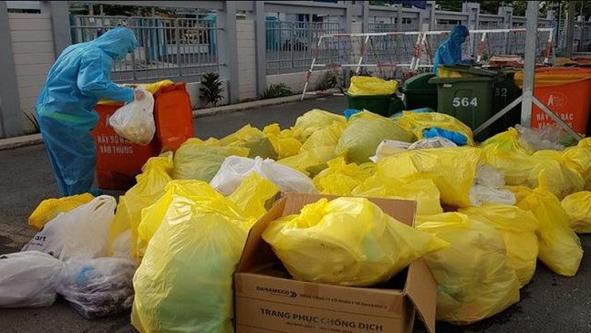 Hướng dẫn tạm thời quy trình xử lý chất thải của F0 điều trị tại nhà