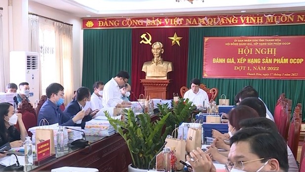 Thanh Hóa: Tổ chức Hội nghị đánh giá, xếp hạng sản phẩm OCOP đợt 1 năm 2022