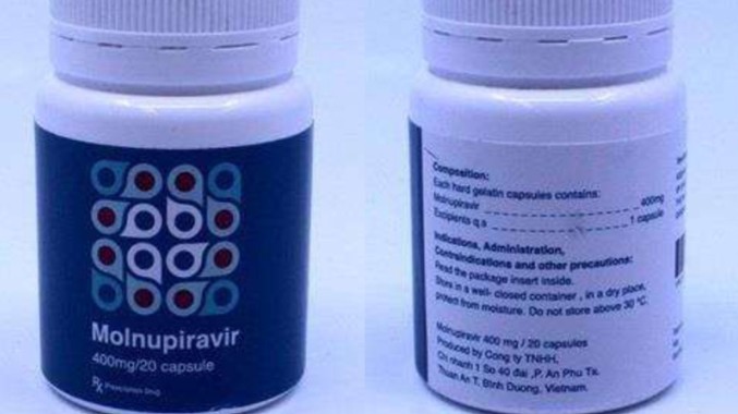 Xuất hiện thuốc giả Molnupiravir tại Thụy Sĩ trên nhãn có thông tin tiếng Việt