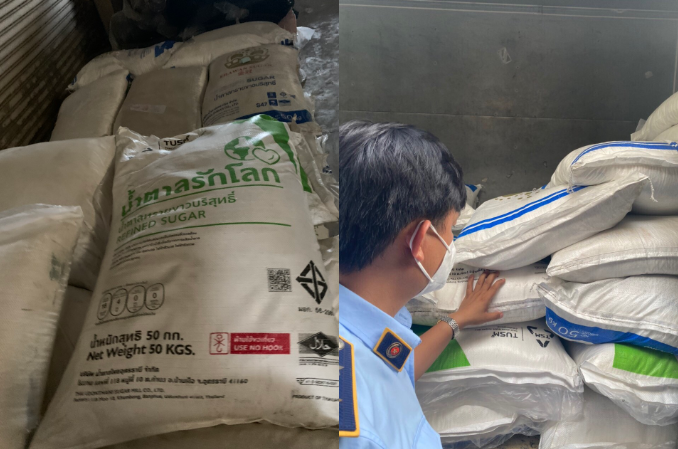 Tạm giữ 3 tấn đường tại hộ kinh doanh có dấu hiệu nhập lậu Tạm giữ 3 tấn đường tại hộ kinh doanh có dấu hiệu nhập lậu