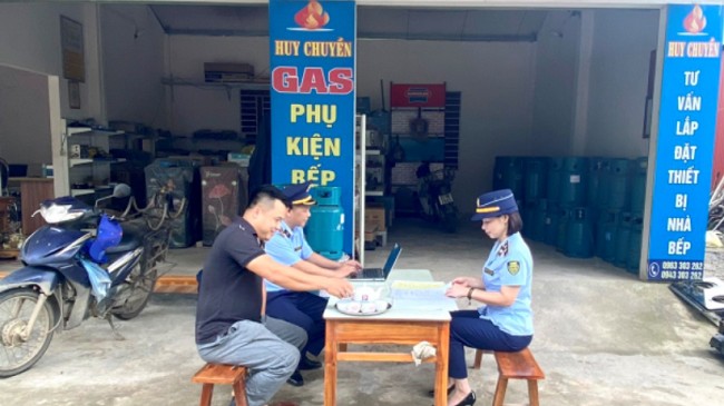 Hà Giang: Xử lý 01 cơ sở kinh doanh mặt hàng khí dầu mỏ hóa lỏng