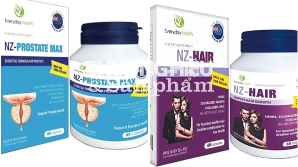 Người tiêu dùng cẩn trọng khi mua và sử dụng sản phẩm NZ-Prostate Max và NZ-Hair